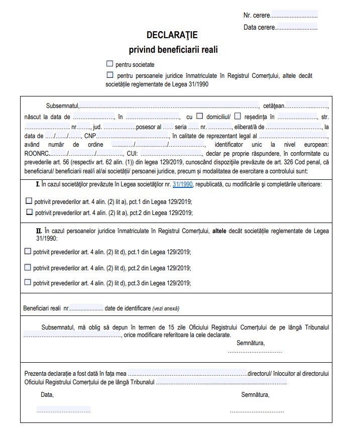 Declararea Beneficiarului Real Al Unei Afaceri Obligatii Pentru Antreprenori